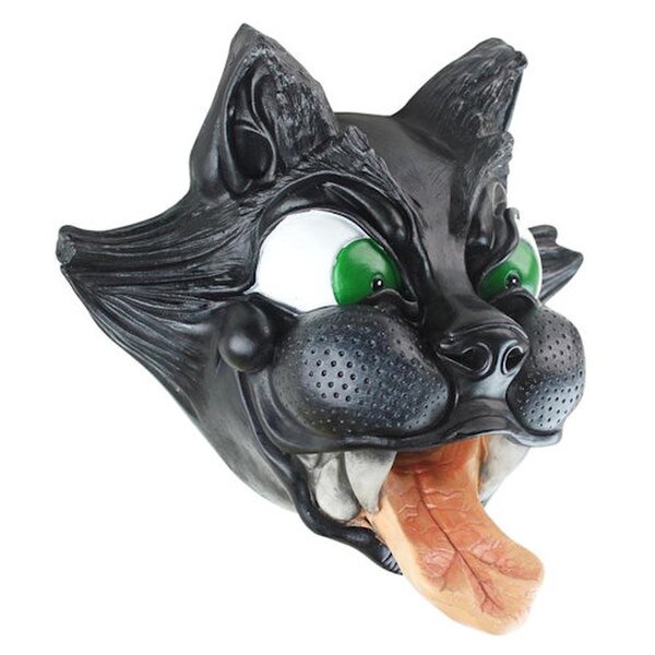 Funny Cat Birdhouse House Sculpture by artist Frederic Levesque statue